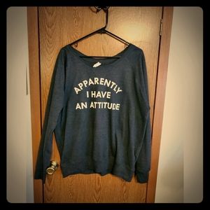 Attitude Slouchy Pullover